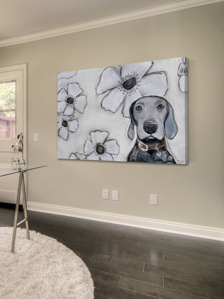 "Just in Time" Painting Print on Canvas by Tori Campisi