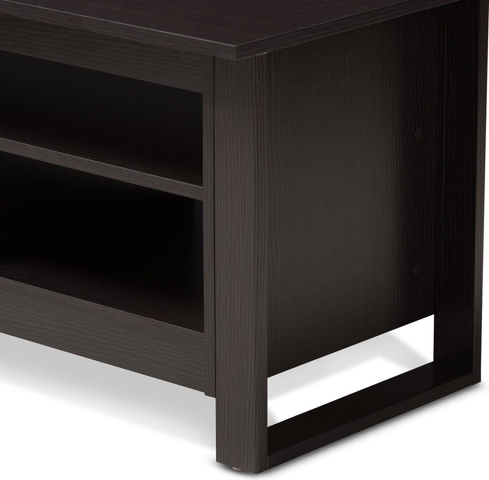 Nerissa Modern and Contemporary Wenge Brown Finished Coffee Table