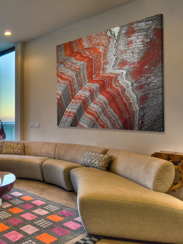 "Traveling Layers" Painting Print on Canvas