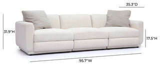 Perry  Chenille Modular Sofa, Sofa