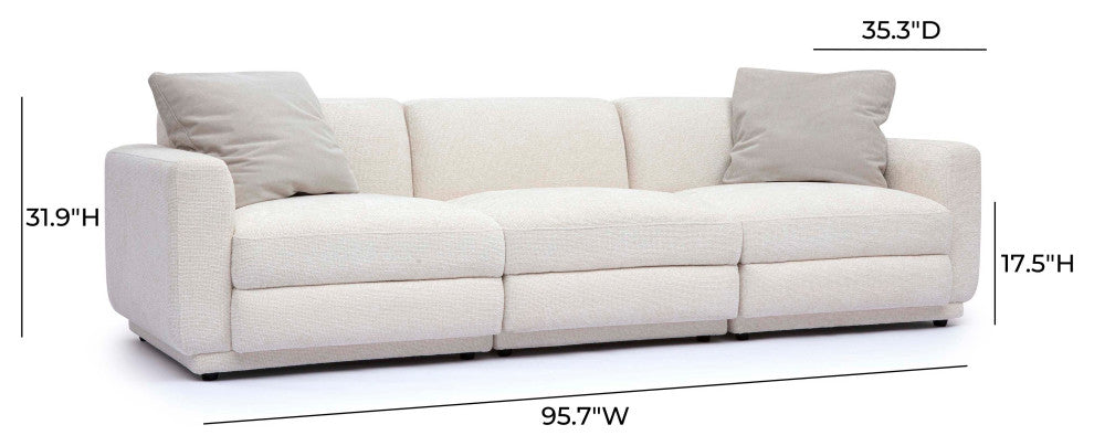 Perry  Chenille Modular Sofa, Sofa