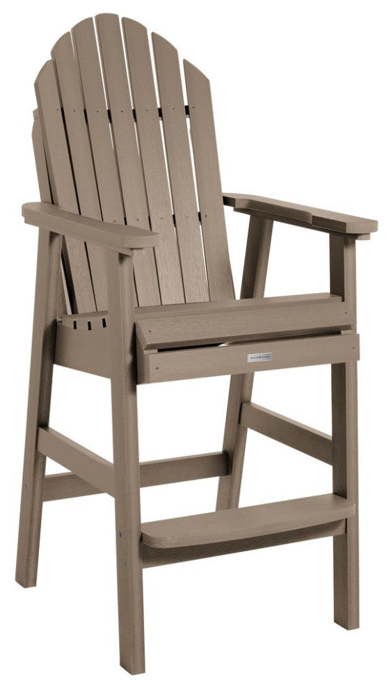 Hamilton Deck Chair-Bar Height, Woodland Brown