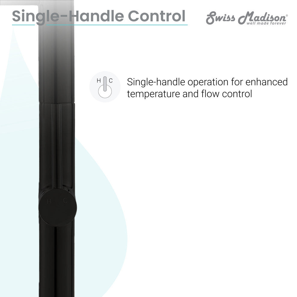 Chalet Single Handle, Pull-Down Kitchen Faucet, Matte Black