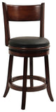 24\" Palmetto Swivel Stool, Chestnut