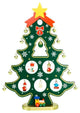 11.25" Wooden Christmas Tree Cut-Out Ornaments Decoration
