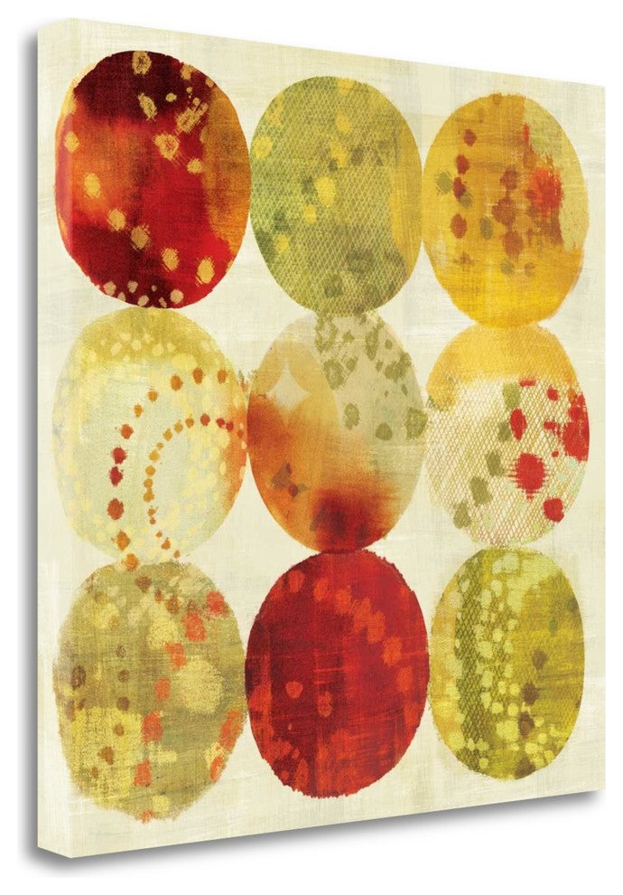 "Raindots" By Wild Apple Portfolio, Giclee Print on Gallery Wrap Canvas