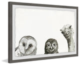"The Big Eyes" Framed Painting Print, 18"x12"