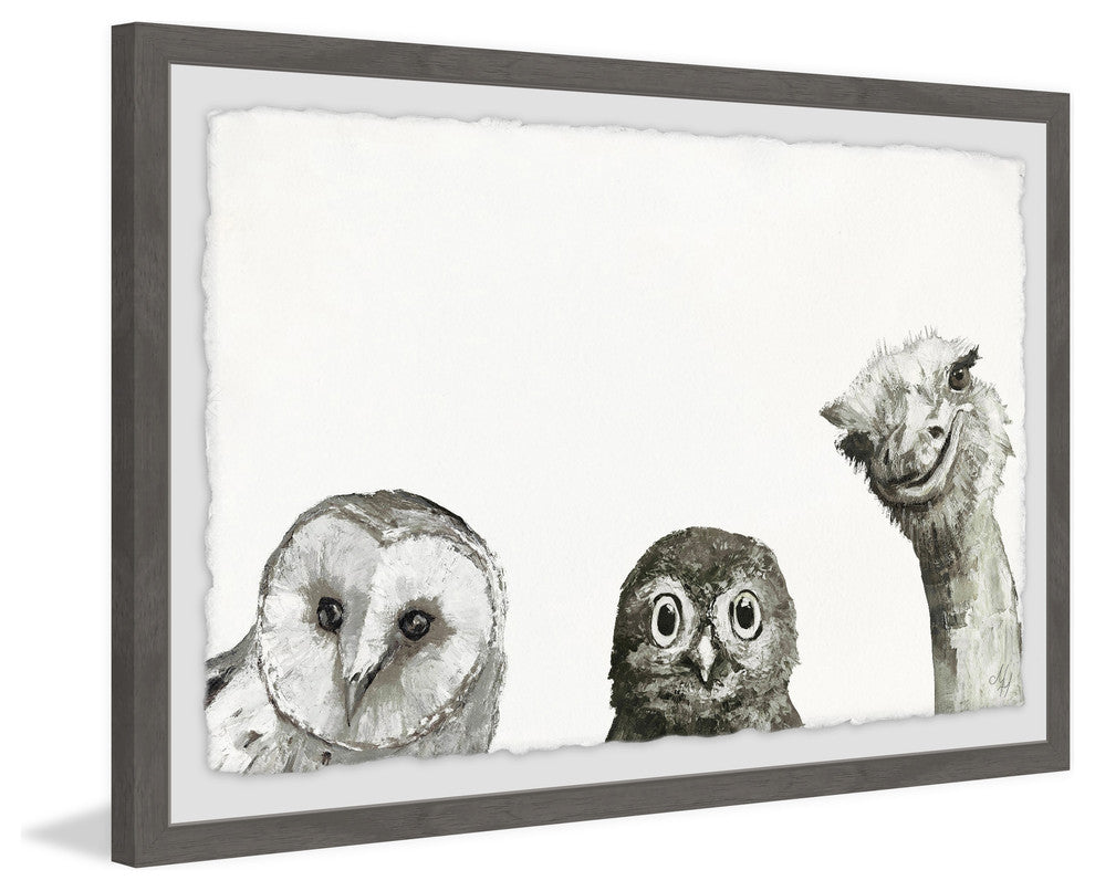 "The Big Eyes" Framed Painting Print, 18"x12"