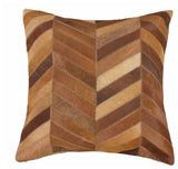 HomeRoots 18" x 18" x 5" Tan Pillow
