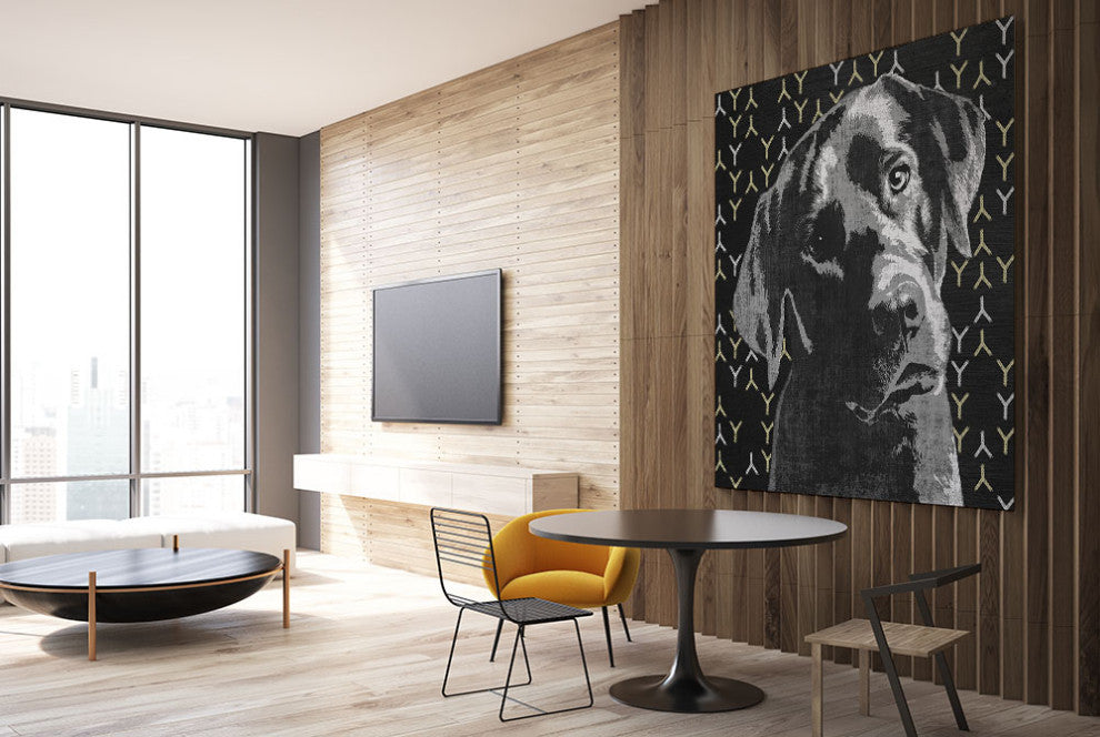 "Lab" Fine Art Giant Canvas Print, 54"x54"