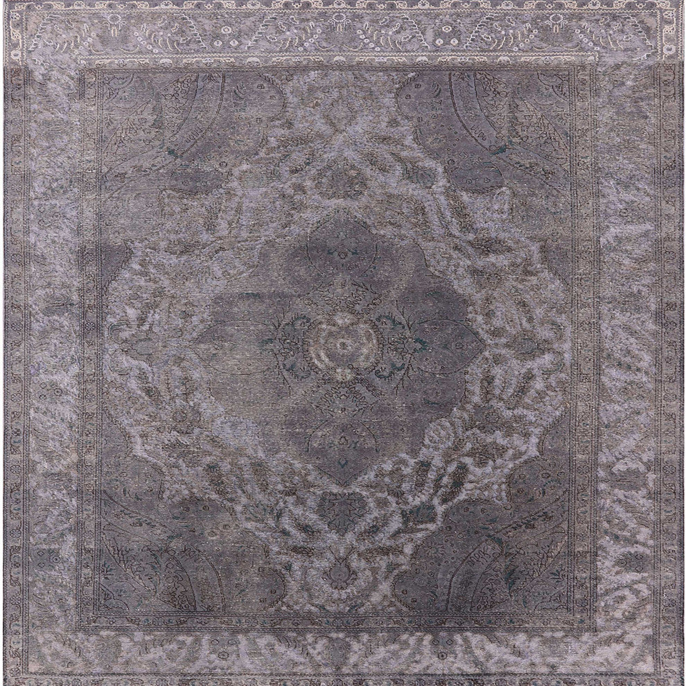 Ahgly Company Indoor Square Mid-Century Modern Area Rugs, 7' Square