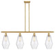 Innovations 516-4I-SG-G654-7 4-Light Island Light, Satin Gold