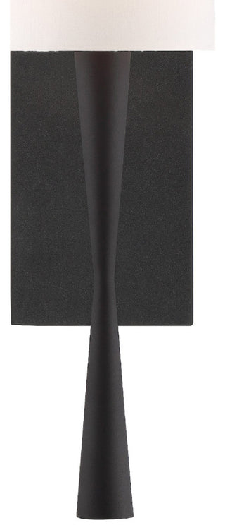 Trenton 1 Light Sconce in Black Forged