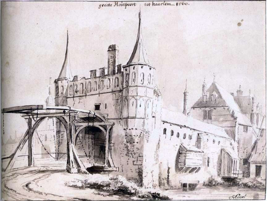 Jan Van Kessel The Rotterdam Gate at Delft Gallery Wrap Canvas, 21"x28"