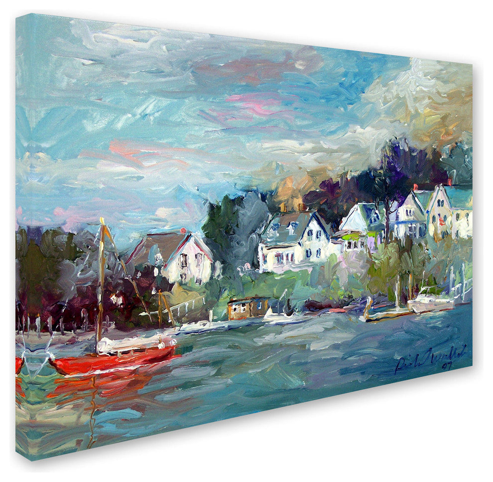 'Dock' Canvas Art by Richard Wallich