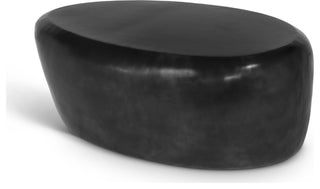 Capsule Aluminum Coffee Table, Black, 38" W x 24" D x 14.5" H