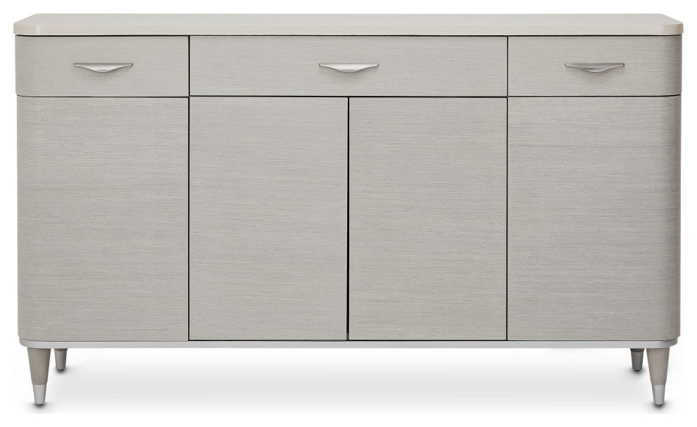 Eclipse Sideboard with Mirror - Moonlight Gray