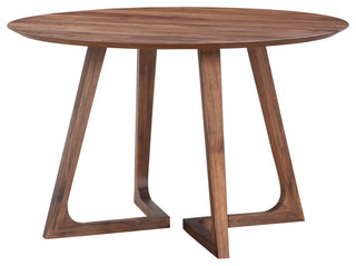 Godenza Dining Table Round, Walnut