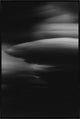30x45 Lenticular Clouds X, Framed Artwork, Black