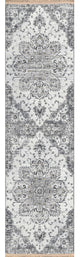 Indoor/Outdoor Marbella MB3 Linen Machine Washable 2'3" x 7'6" Runner Rug