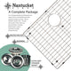 Nantucket Sinks 24" Pro Series Apron Farmhouse Stainless Steel Kitchen Sink