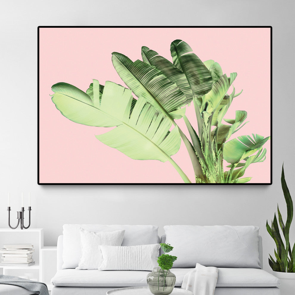 "Tropical Velvet I" Oversized Framed Canvas, 40" x 60"