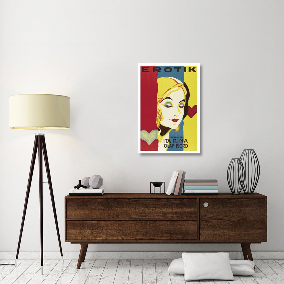 "Vintage Film Posters: Seduction "Erotik" Paper Print, 26"x38"