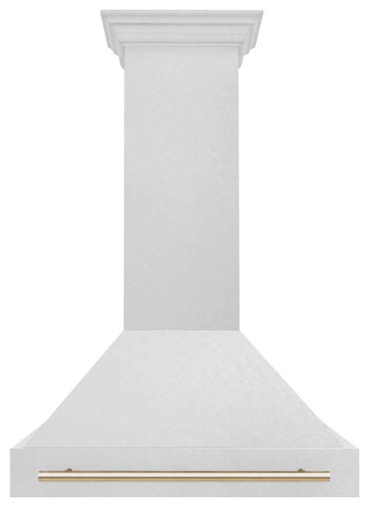 ZLINE 36 In. Wall Mount Hood, DuraSnow With DuraSnow, 8654SNZ-36-G