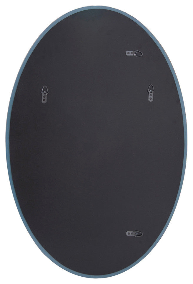 Howard Elliott Frameless Oval Mirror