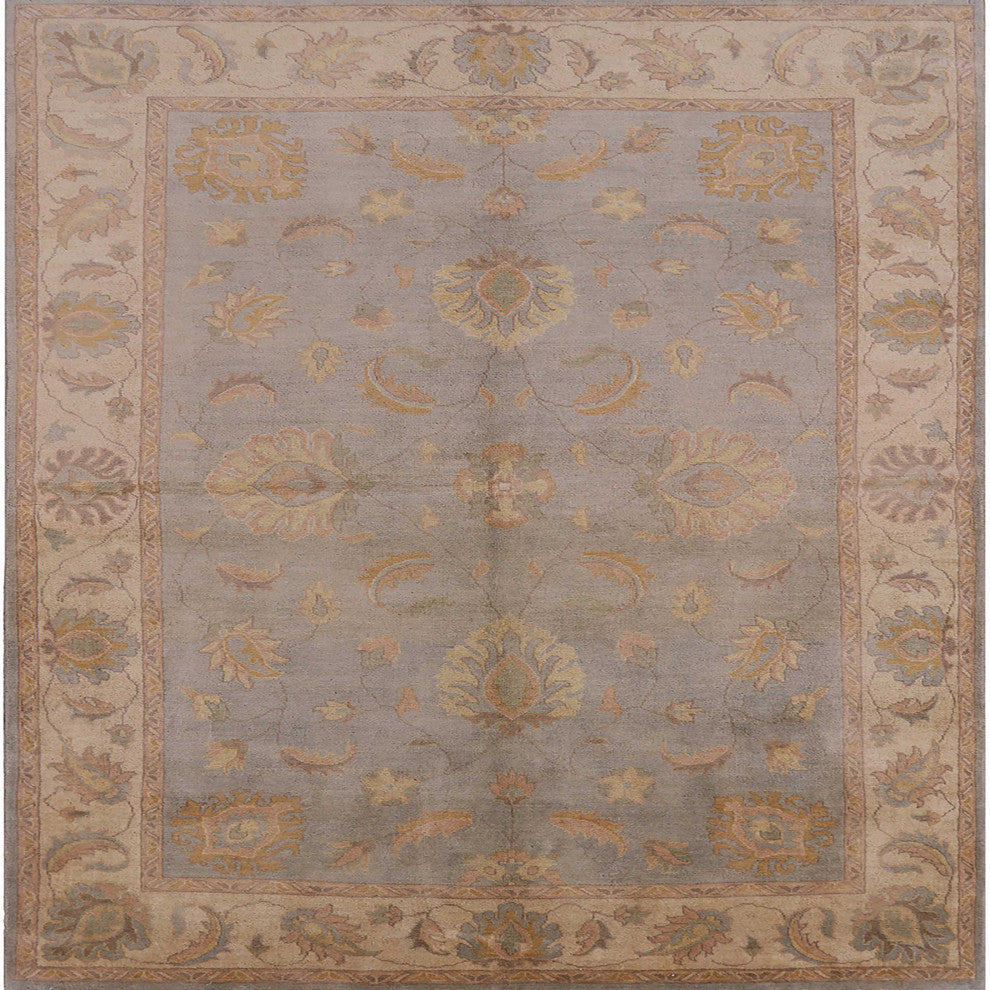 Ahgly Company Indoor Square Mid-Century Modern Area Rugs, 5' Square