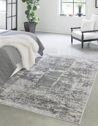 Unique Loom Elizabeth Finsbury Rug, Gray, 7'x10'