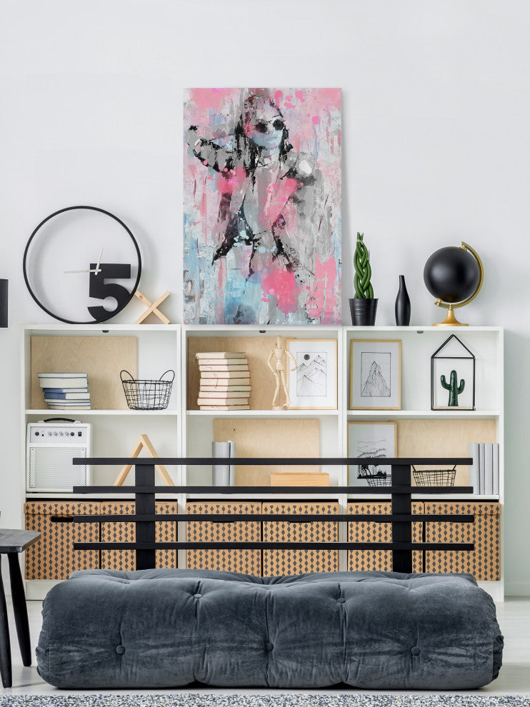 "Urban Style Fashion" Painting Print on Wrapped Canvas, 24"x36"