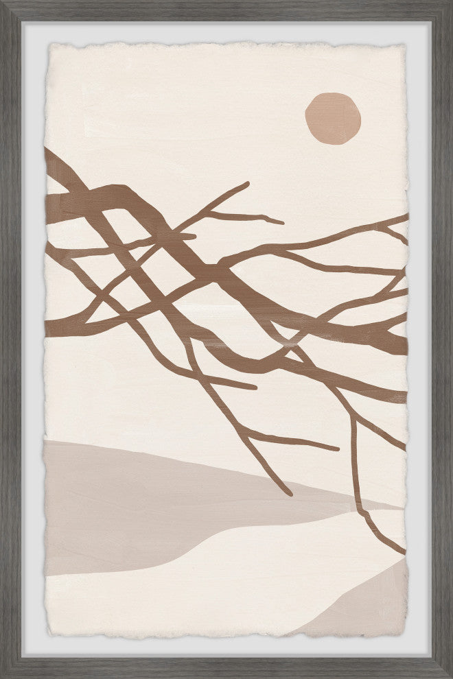"Overlooking Branches" Framed Painting Print, 16x24