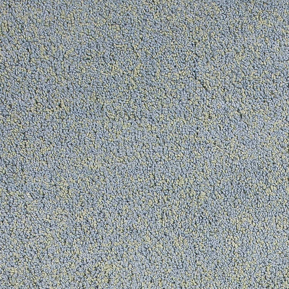 HomeRoots 8'x10' Blue Heather Hand Woven Indoor Shag Area Rug