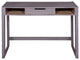 Benzara UPT-272547 Single Drawer, Mango Wood, Entryway Console Table Desk, Gray