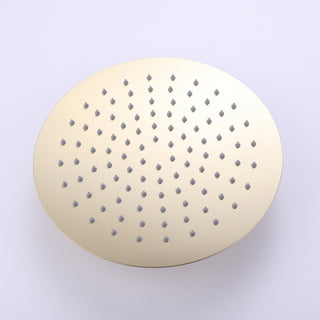 Wall Mounted Rain Shower System with Hand Shower-Includes Rough-in Valve, Brushe