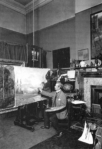 Sir Alfred East, London - Gallery Wrapped Canvas Art 28" x 42"