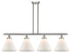 Innovations 916-4I-SN-G41-L Cone 12" 4 Light Island Light, Brushed Satin Nickel