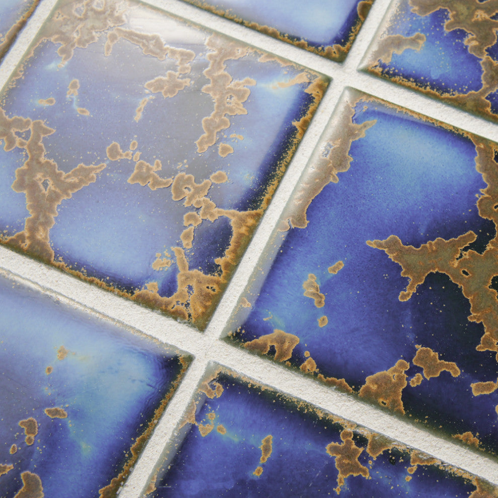 Channel Terra Azure Mega Square Porcelain Floor and Wall Tile