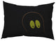 Halloween Ghost Eyes Accent Pillow, Black, 14"x20"