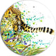 The Predator Illustration Art, Animal Disc Metal Artwork, 11"