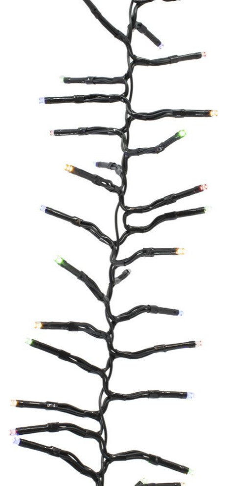Kurt S. Adler CUL 1000-Light 33Ft Cluster Light Set  Mlti-Color 3MM LED Bulbs
