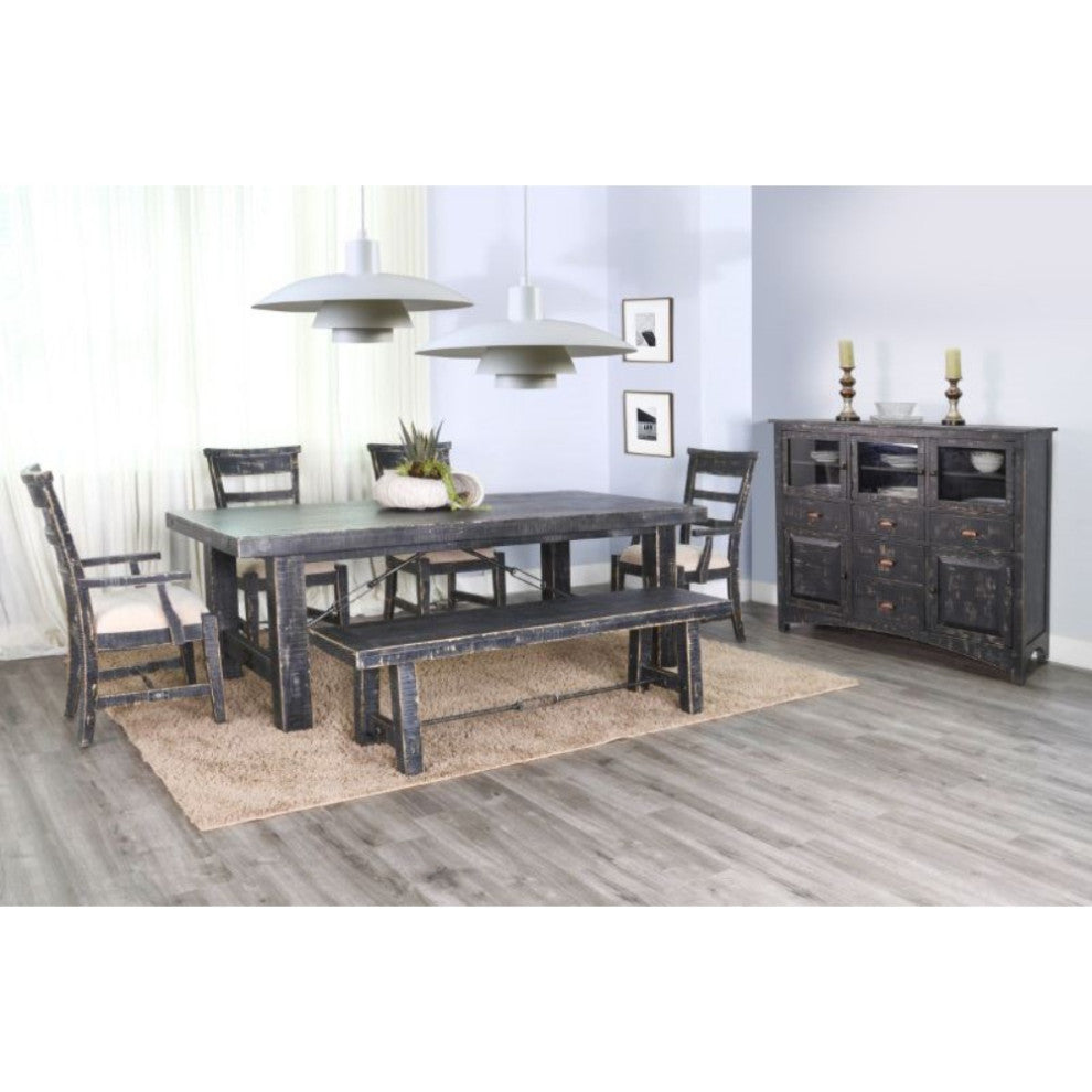 Black Sand Extension Table