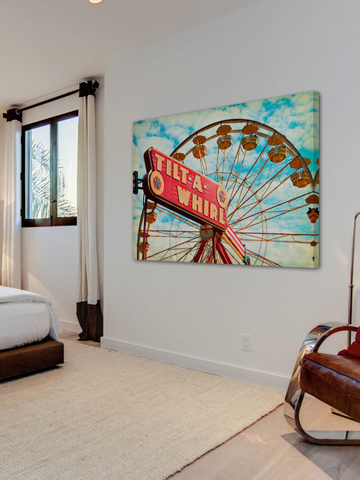 "Tilt a Whirl" Print on Canvas by Sylvia Cook