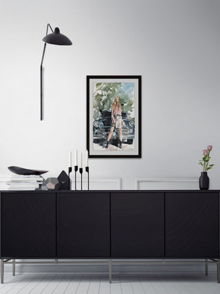 "Beautiful Escape" Framed Painting Print, 12"x18"