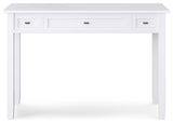Warm Shaker Solid Wood Desk, White