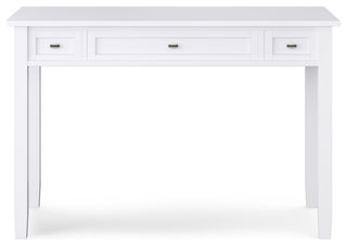 Warm Shaker Solid Wood Desk, White