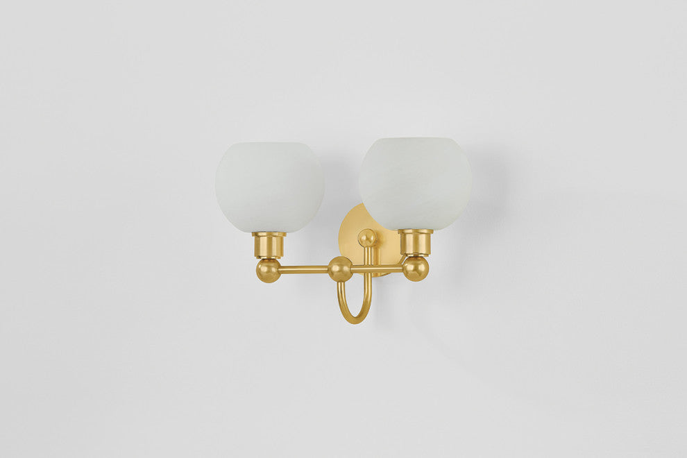 Mitzi Jerica Bath and Vanity Aged Brass