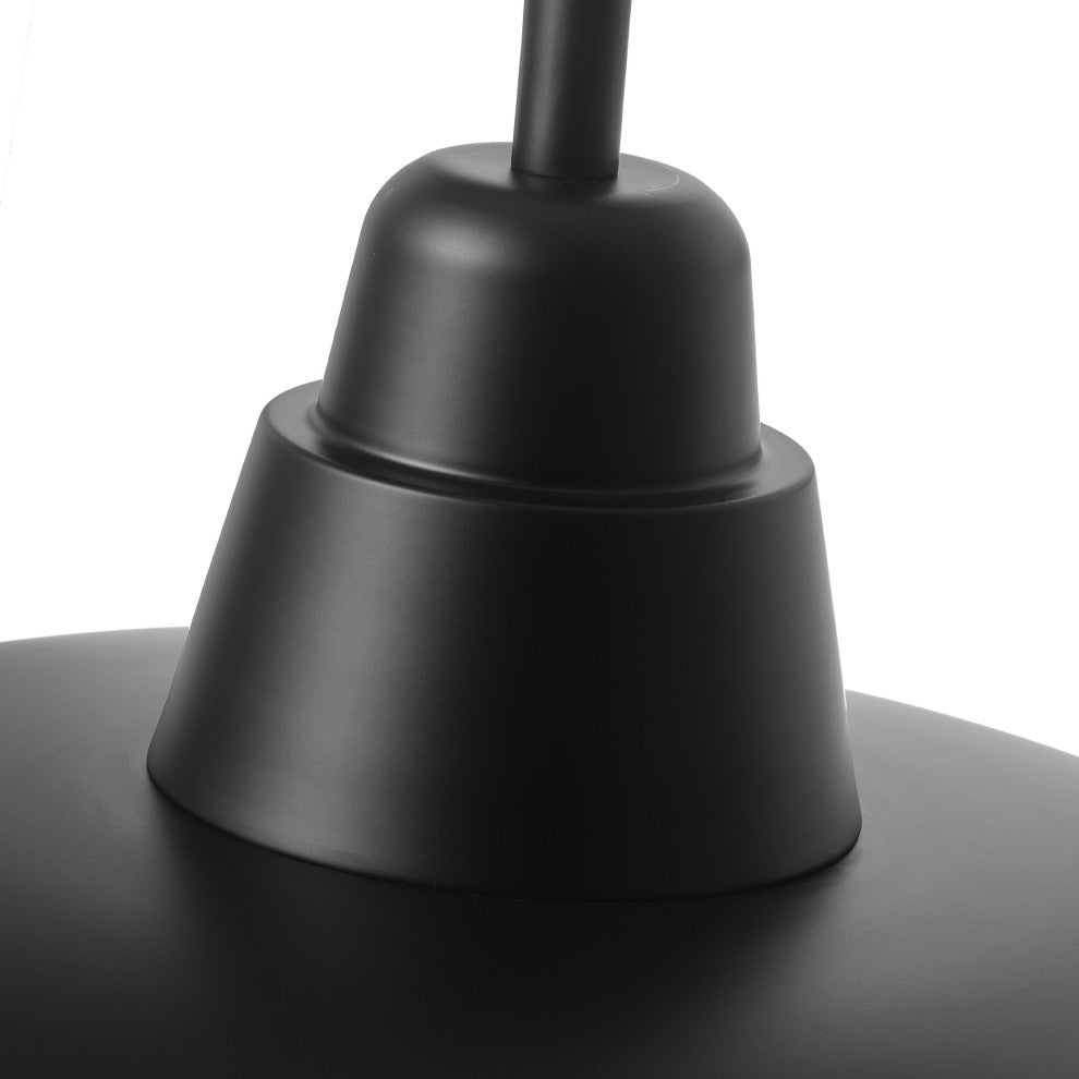 Farmhouse Black Exterior 1-Light Wall Mount Barn Light Fxiture