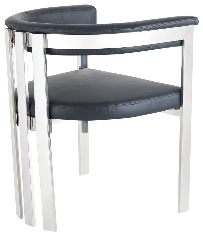 Black Silver Dining Chair